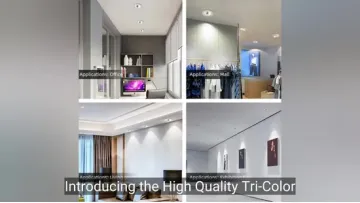 High Quality Tri-Color LED Downlight Fixture for Living Room1