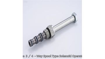 3/4-Way Spool Type Solenoid Operated Cartridge Valve