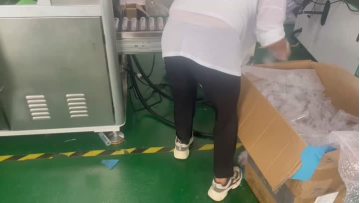 Syringe automatic screen printing machine