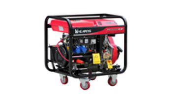 portable with wheels open frame electric start diesel welder generator set1