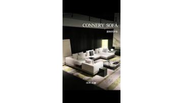 Conery sofa, a masterpiece of Minotti furniture, is the pinnacle of Italian minimalism.
