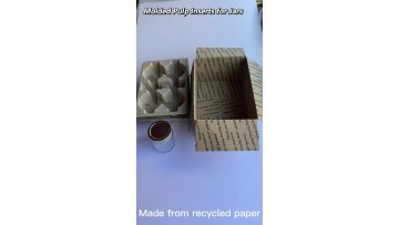 D332-Customizable  Biodegradable Packing Box and Eco Friendly White Paper Pulp  Case,Wine Shipper1