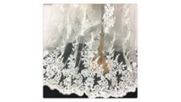 wedding dress fabric white lace fabrics 2023 poly cord lace fabric for nigerian wedding1