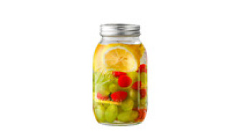 Customized Private Labels Honey Jam Jar Food Storage Jars Embossed Glass Mason Jar1