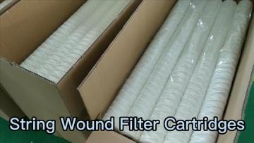 String Wound Water Filter Cartridges