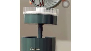 Mini Humidifier with fan  USB Mini Humidifier for Bedroom, Office Car 400 ML 2 Mist Mode 7 LED Light Humidification Atomizer1