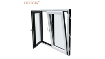 Exterior ultra narrow tilt and turn window aluminum casement window with double hollow glass1