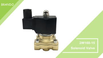 2W160-15 1/2'' 2 Way Normally Closed Water Air Gas Brass Solenoid Valve 12V 24V 110V 220V