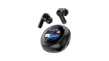 LX-30 LED TOUCH SCREEN ANC ENC TWS earbuds video with multiple functions