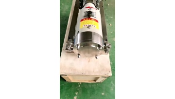 Stainless steel three-bladed rotor pumps are used in the food industry Mango sauce applesauce transfer pump1