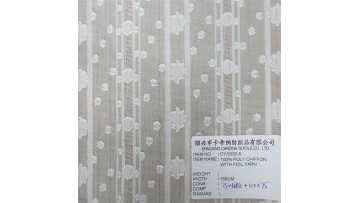 CY-5260 100%Polyester Chiffon Elegant Chiffon Crepe Print Fabric for Fashion Design