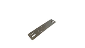Stainless Steel Tag 19x89x0.4mm with Embossed Characters1
