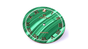 gemstone malachite watch dial