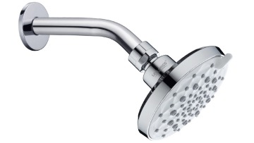 11 cm Mist Fixed Top Rain Shower Head with 5 Function Shower Spray1