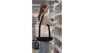 Canvas handbag