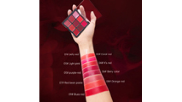 NO Logo Custom beauty glazed lipstick palette Make Your Own Cosmetics lipstick palette1
