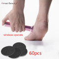 Upgrade Rechargeable Electric Pedicure Tools Foot Care Machine Callus Remover with Replacement Sandpaper Disk Electric Foot File