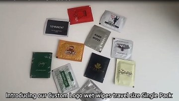 Customized logo wet wipes