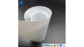 milky white PVC Pharma Blistering