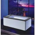 1700mm Whirlpool Surfing Colored Lamp Bubble Bathtub Hydromassage Waterfall Tub NS1101