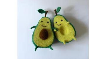 Hand woven class felt