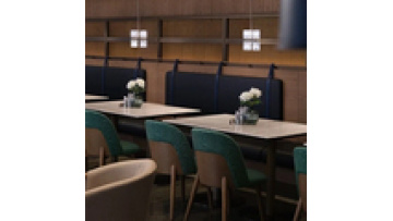 High quality cheap commercial furniture fast food shop wood and rope handmade restaurant chair1
