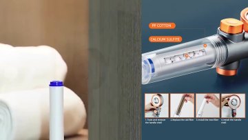 New Removing Chlorine Filter Detachable Handheld Luxury Shower  High Pressure Flow Adjustable Shower Head1