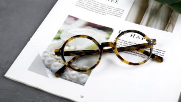 Wholesale Light Fashion Round Acetate Frames Optical Eyeglasses1