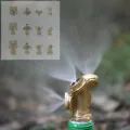 Brass 1/2/3/4 holes garden sprayer nozzle male 1/2" 3/4" water sprinklers mist 1/4" female Misting Nozzle For agricultural 1pc