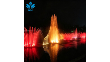 large musical fountain