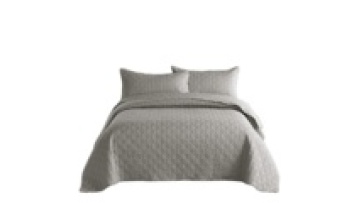 Solid Color Embroidered Polyester Microfiber Bedspread Quilt1