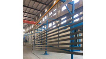 Compact Batch Semi Automatical Powder Coating Plant Aluminum Profile Powder Coating Spray Line1