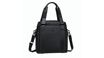 Vertical Diagonal Weave Tote Bag