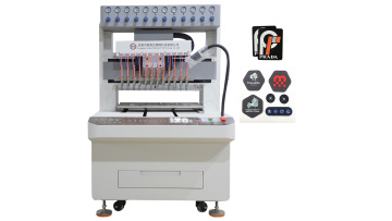 PVC clothing sewing label machine