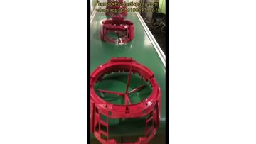 Plastic injection molded base frame parts