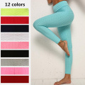 Solid Yoga Pants Women Running Leggings High Waist Polyester Tights Leggins 2020 Female Gym Fitness Push Up Legging Sportswear