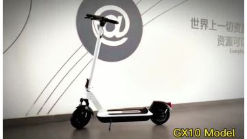 GX10 WHITE Adult Folding Scooter