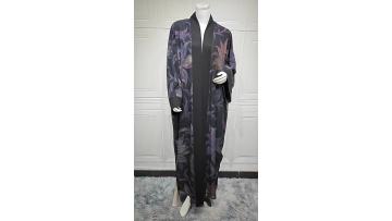 Elegant Black Abaya Hijab Set for Summer