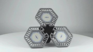 LED Lamp E27 LED Bulb 60W 80W 100W Garage Light 85-265V Deform Light for Workshop Warehouse Factory Gym Garage Basement  Outdoor1