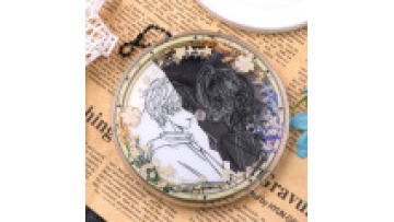 Cartoon Acrylic Rotation Keychain Cute Custom Personalized Transparent Rotation Acrylic Keychains Key Ring Hanging Plastic1