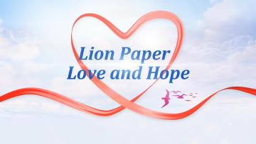 Lion Paper love and hope
