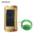 High quality storage ZOCO RFID EM 125KHZ Cupboard lock electronic lock,RFID cabinet lock Free 1 bracelet card