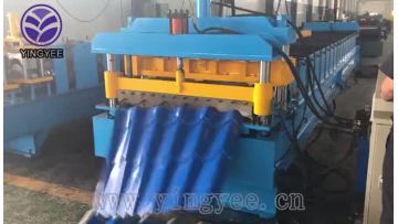 glazed teil roof sheet roll forming machine