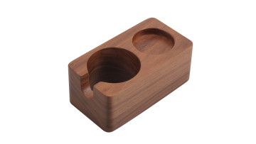 coffee tamper & wooden tamper station