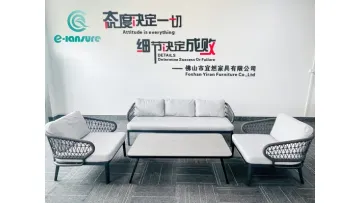 Elegant Modern Garden Furniture Sofa Set Modern Luxury Aluminum Waterproof Rope Aluminum Frame Outdoor Furniture Sofa Set1