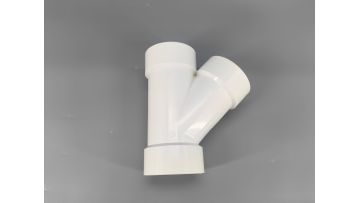 PVC pipe fittings WYE
