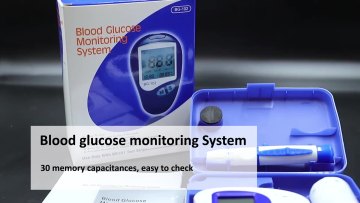 Blood glucose monitoring system equipment quick test auto coding blood glucose monitor1