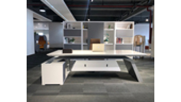 Professional boss Manager Contemporary L Shape Luxury Modern White Office Furniture Style Executive Office Desk1