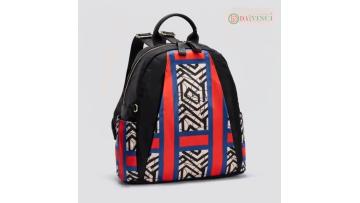 Fashion Color-Block Print Mini Backpack
