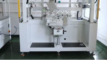 Servo pad printer with 6-colors pad rotary system